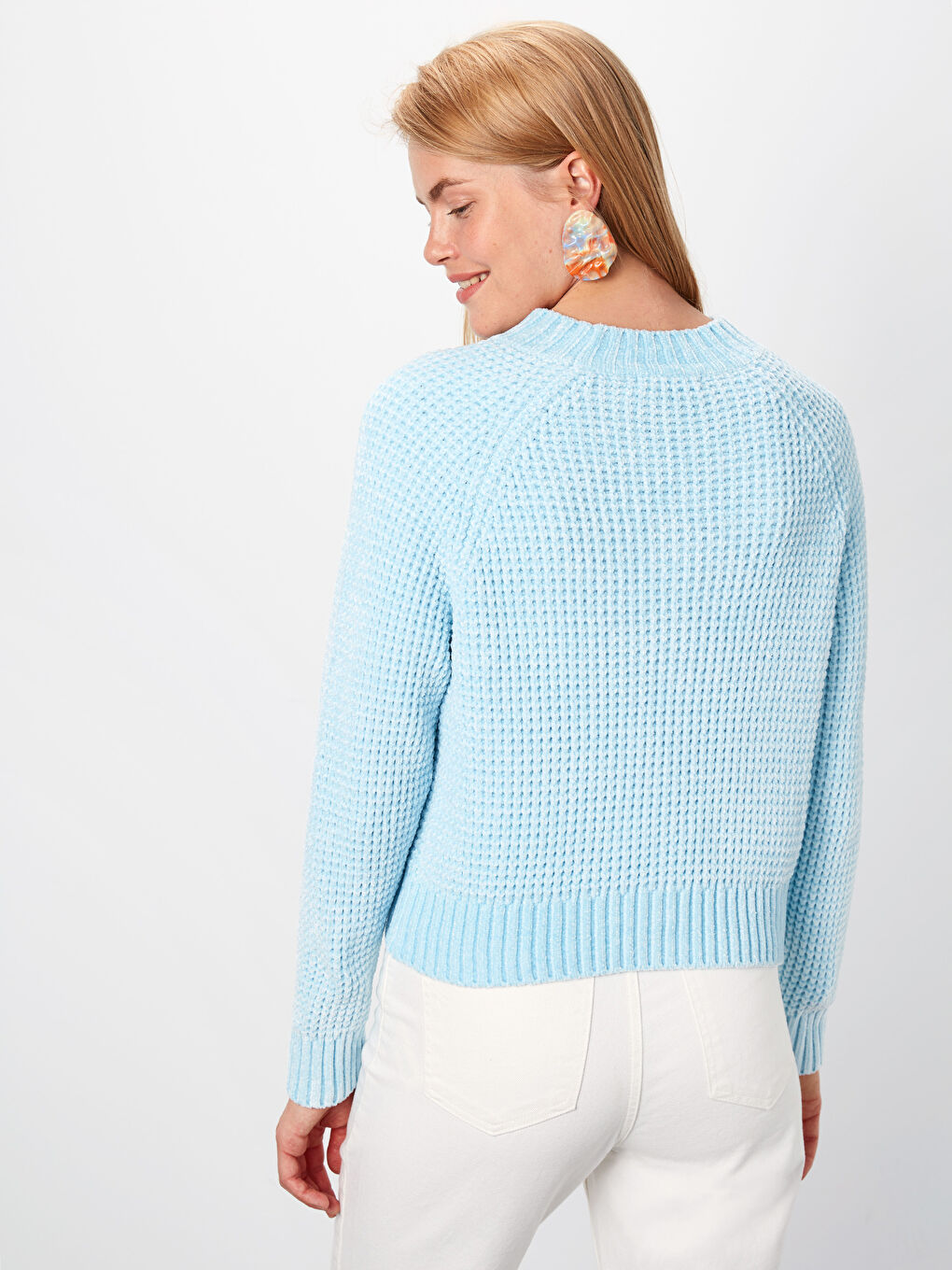 Woman BLUE Sweater-3