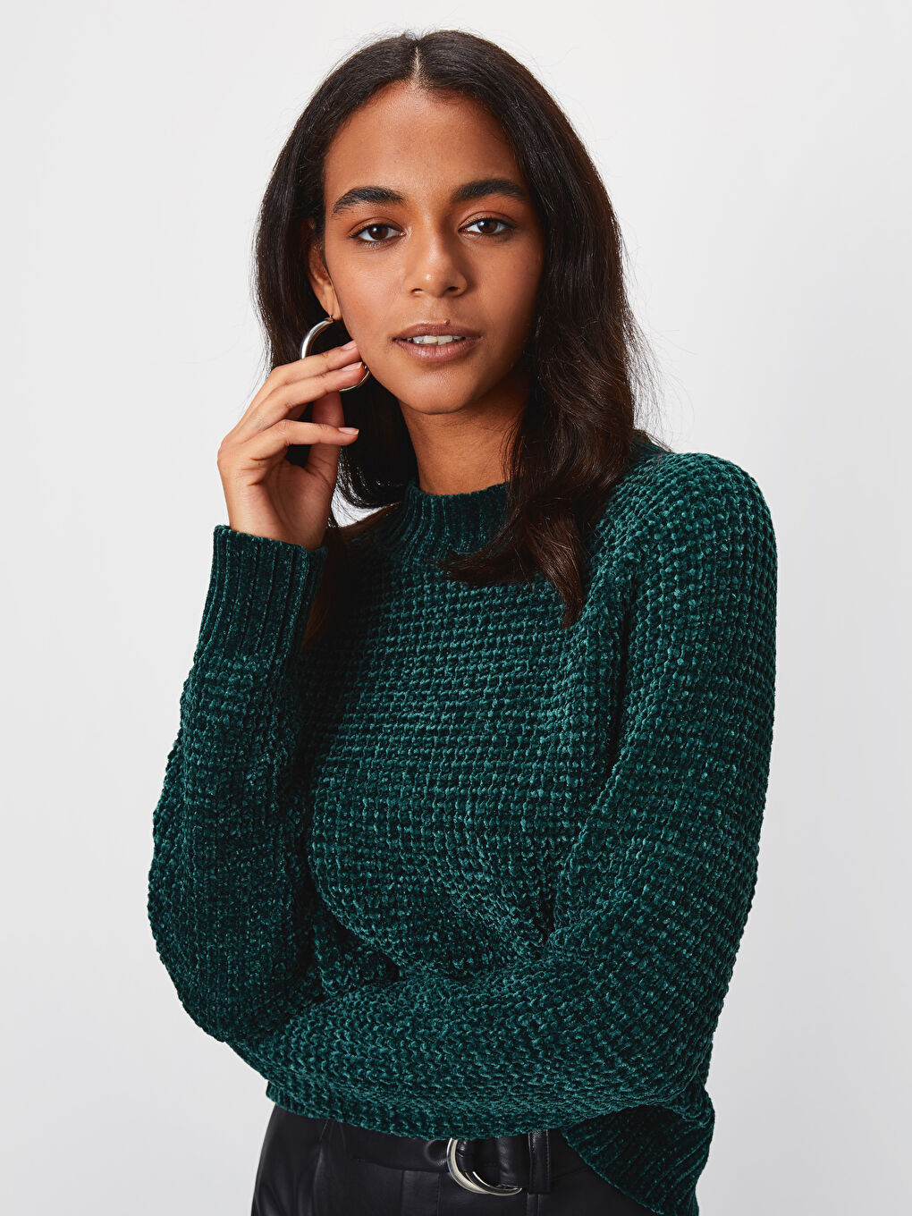 Woman GREEN Sweater-2