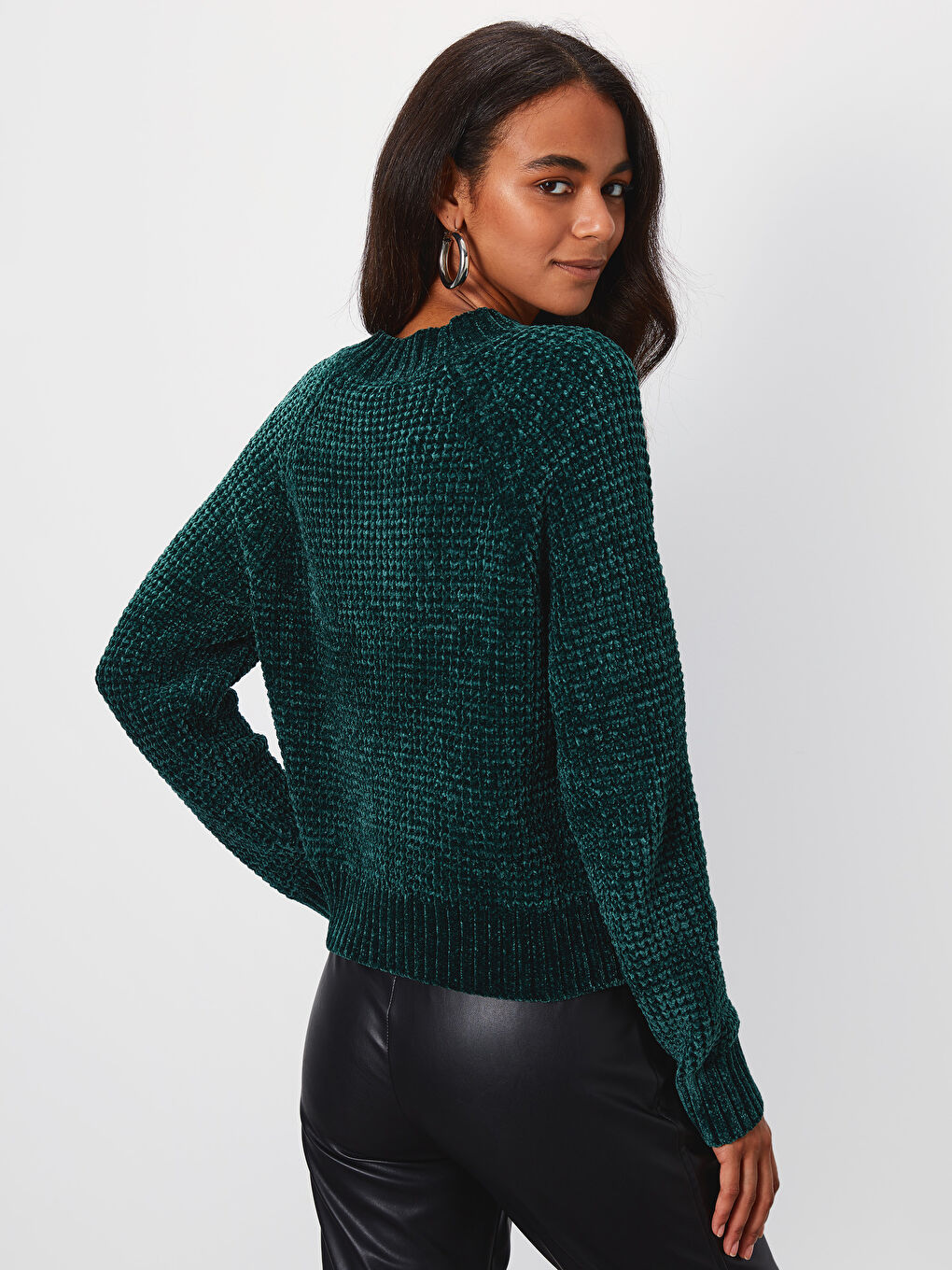 Woman GREEN Sweater-3