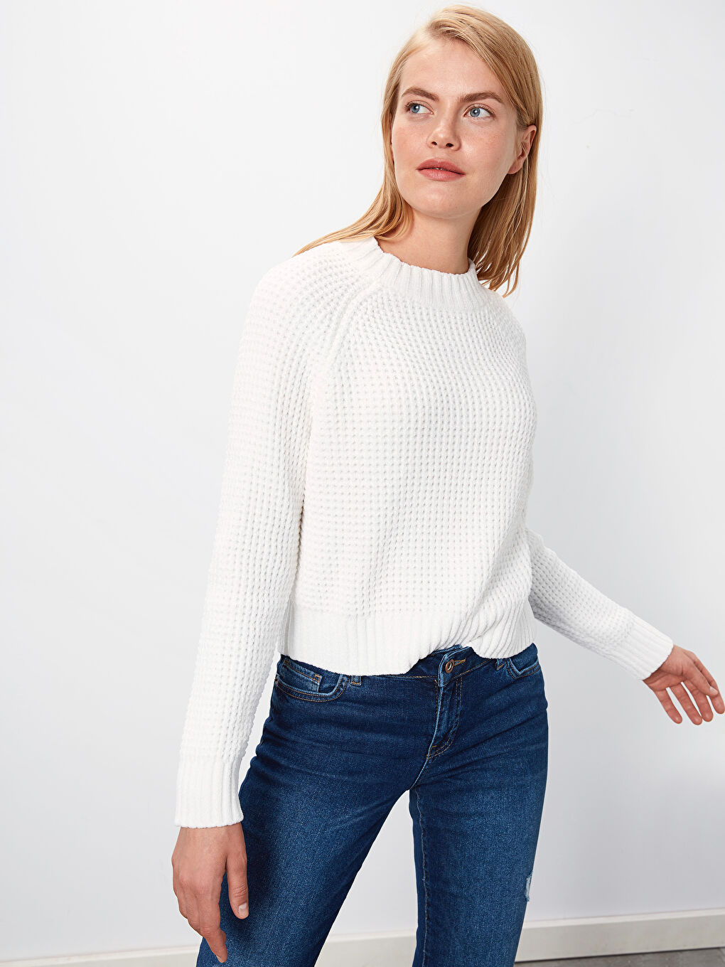 Woman ECRU Sweater-1