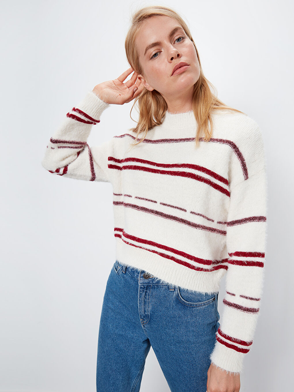 Әйелдер сұрғыштау-қою сары Жемпір