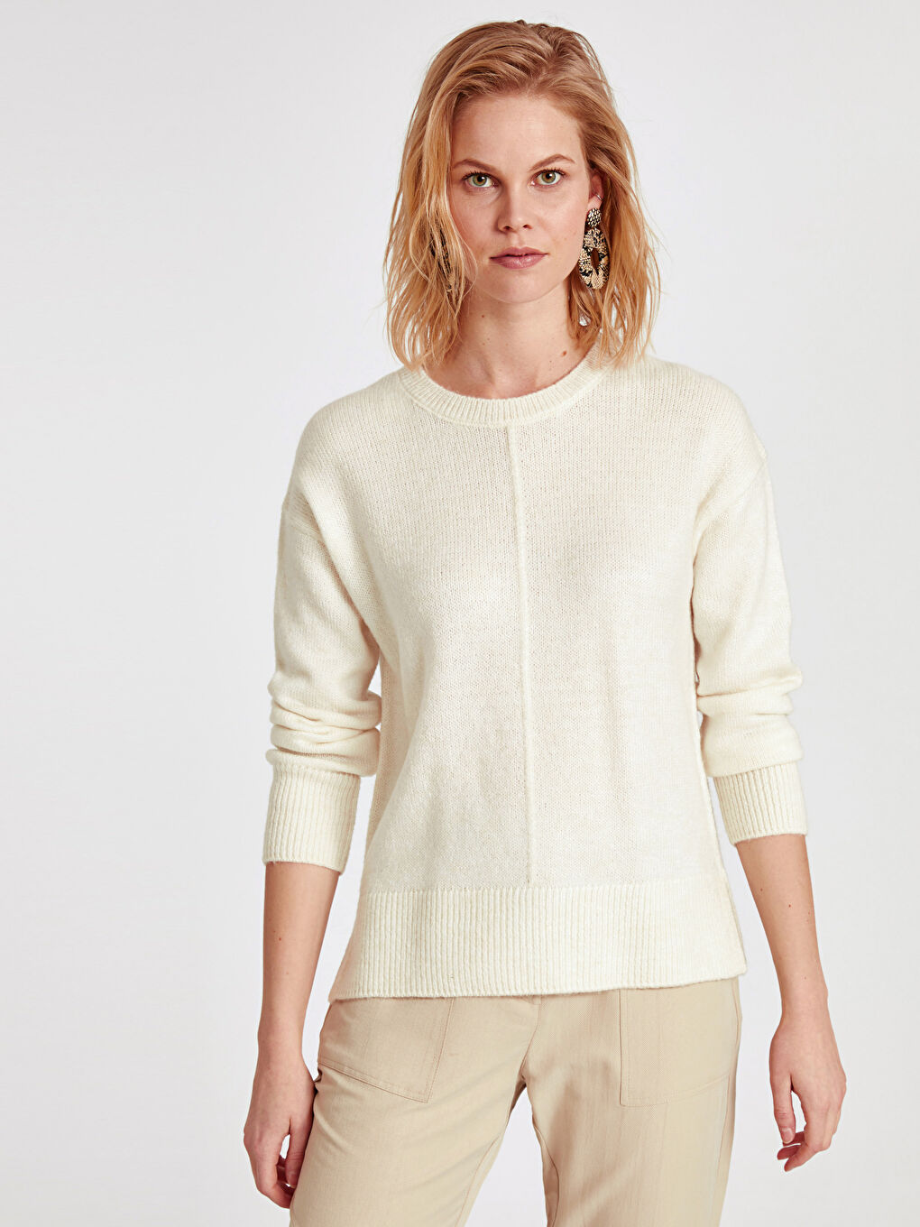 سترة طوبي مصفر نساء-1