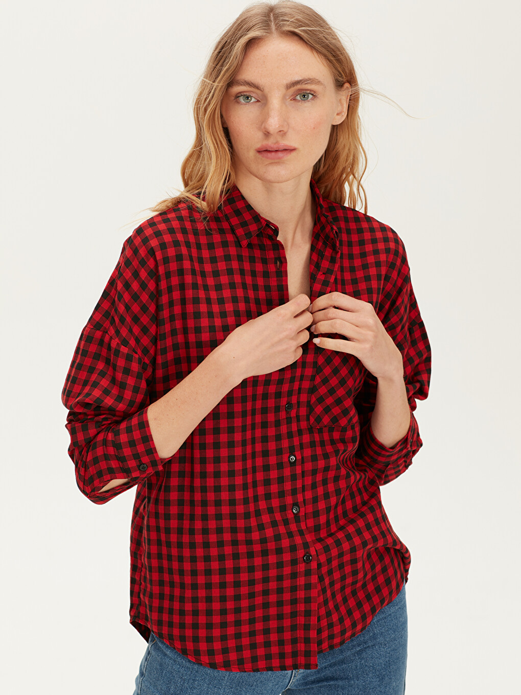 Chemise Rouge Femme