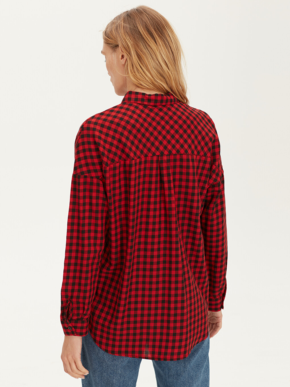 Chemise Rouge Femme-3