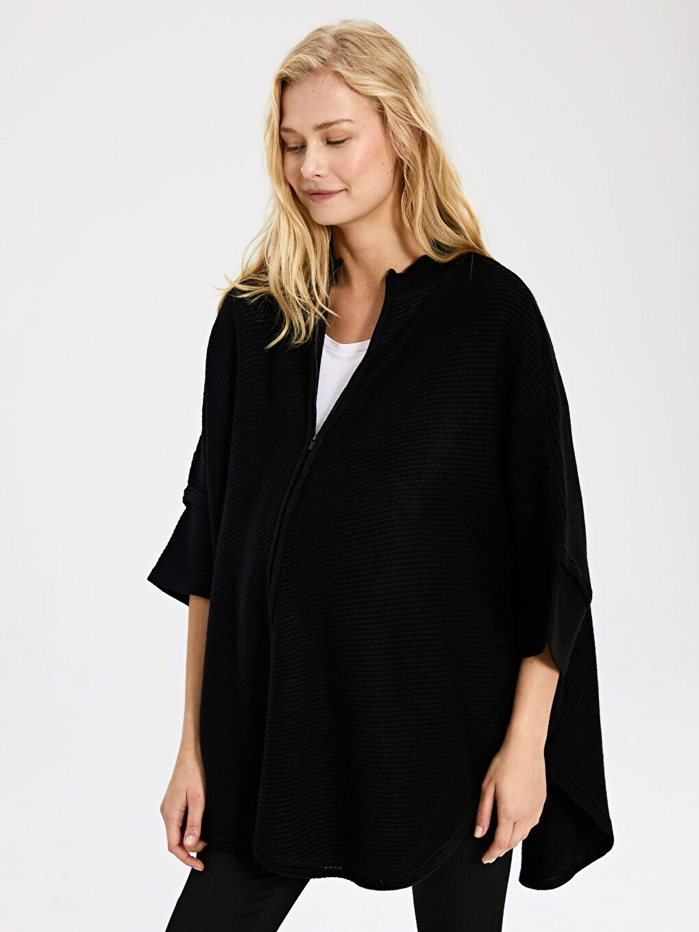 Dik Yaka Triko Hamile Panço-1