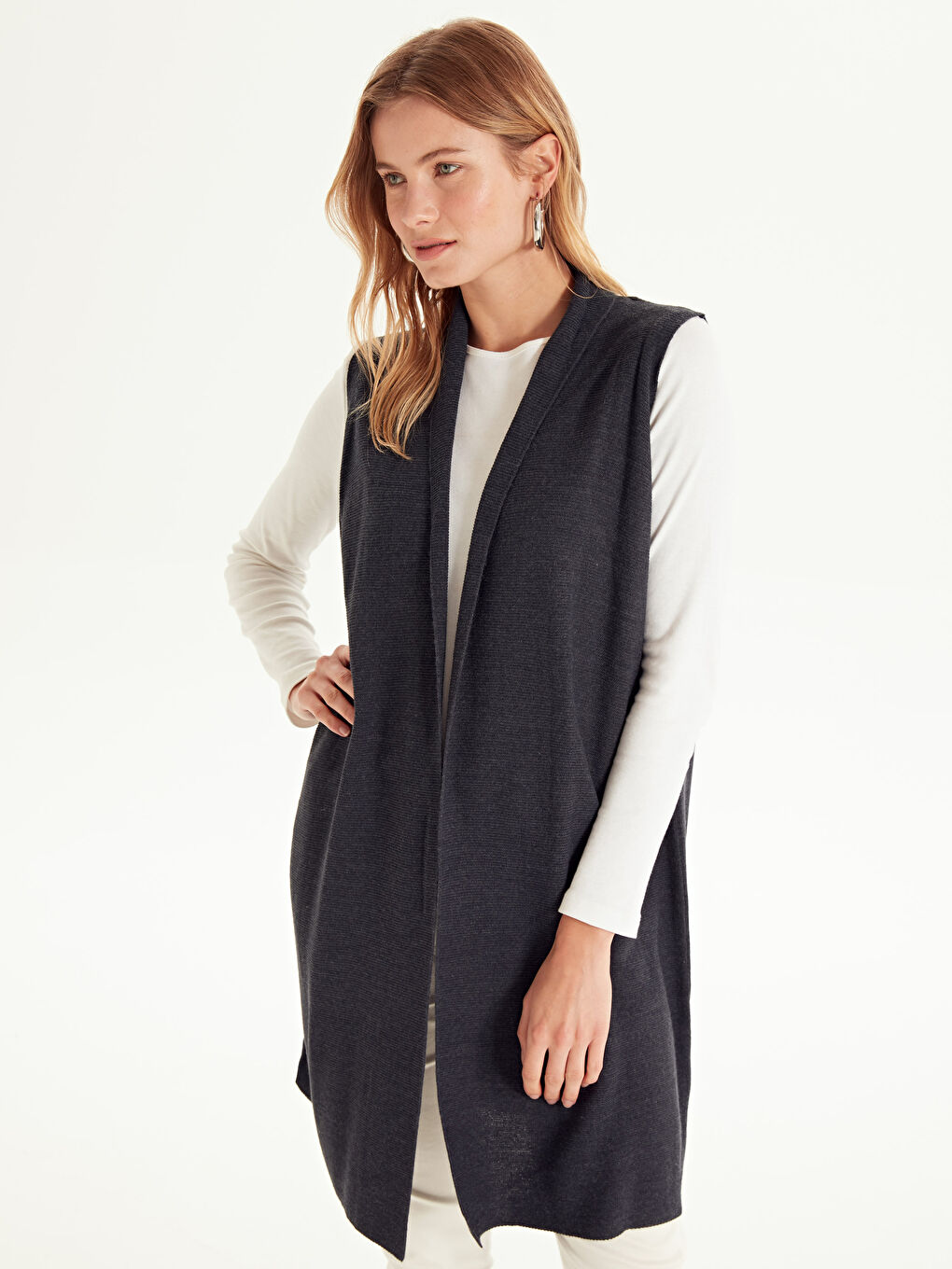 İndigo Indıgo Melanj Yelek