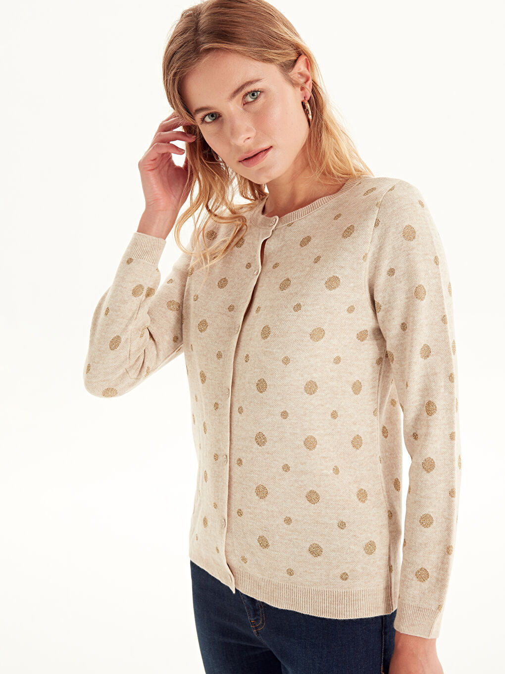 Yulaf Beji Melanj Hırka-1