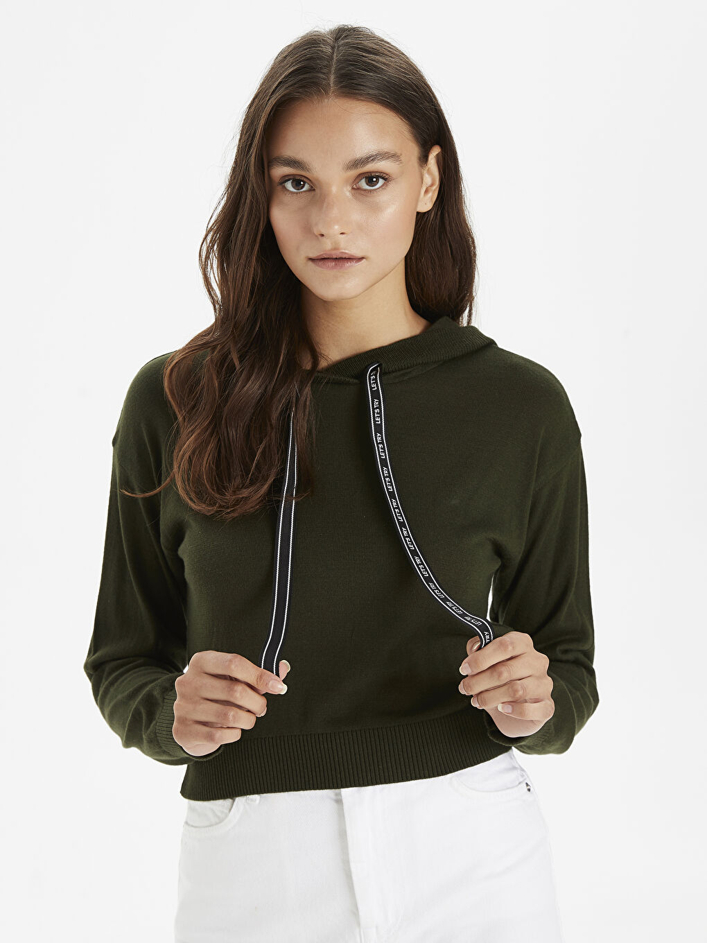 Женщины Хаки Свитер