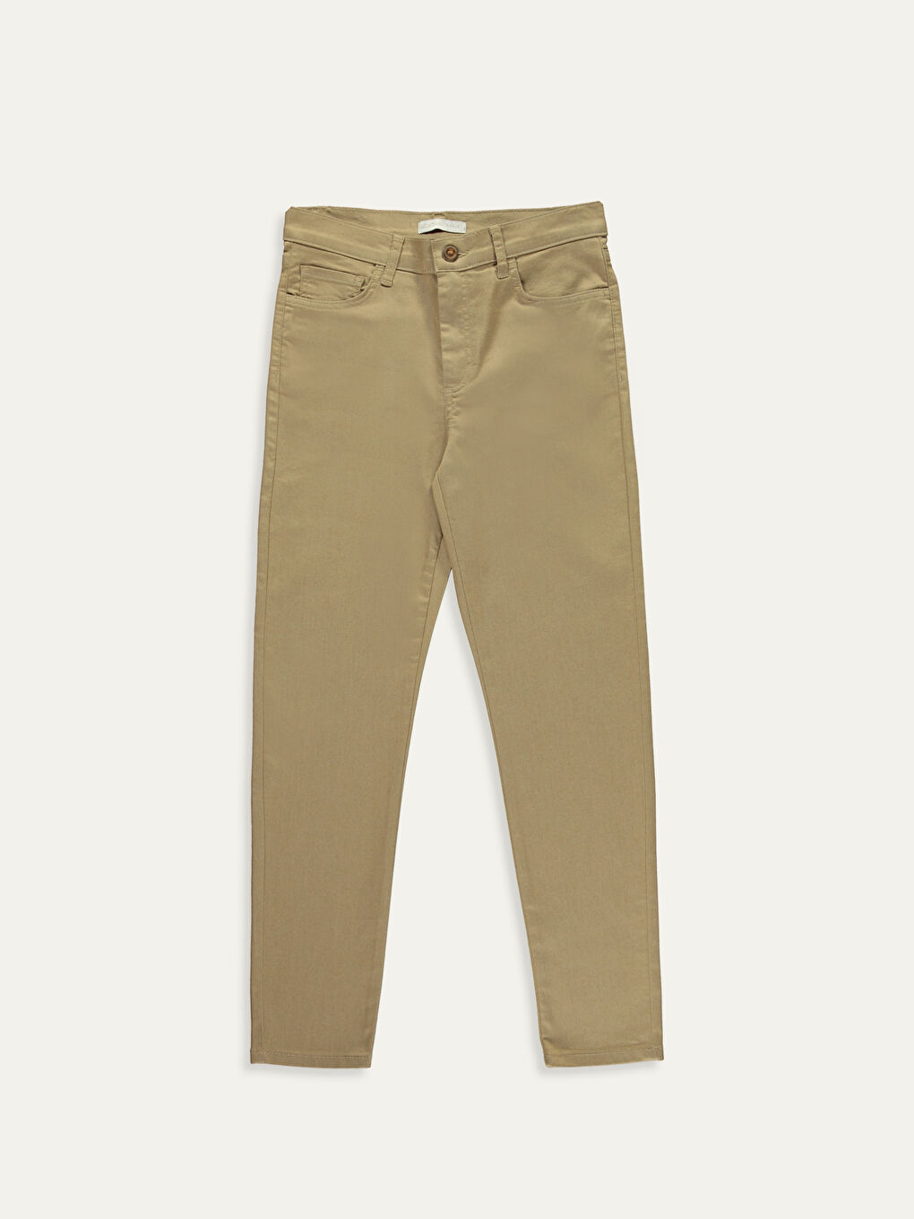 LCWAIKIKI Basic Woman BEIGE Trousers -9W9184Z8-GBY