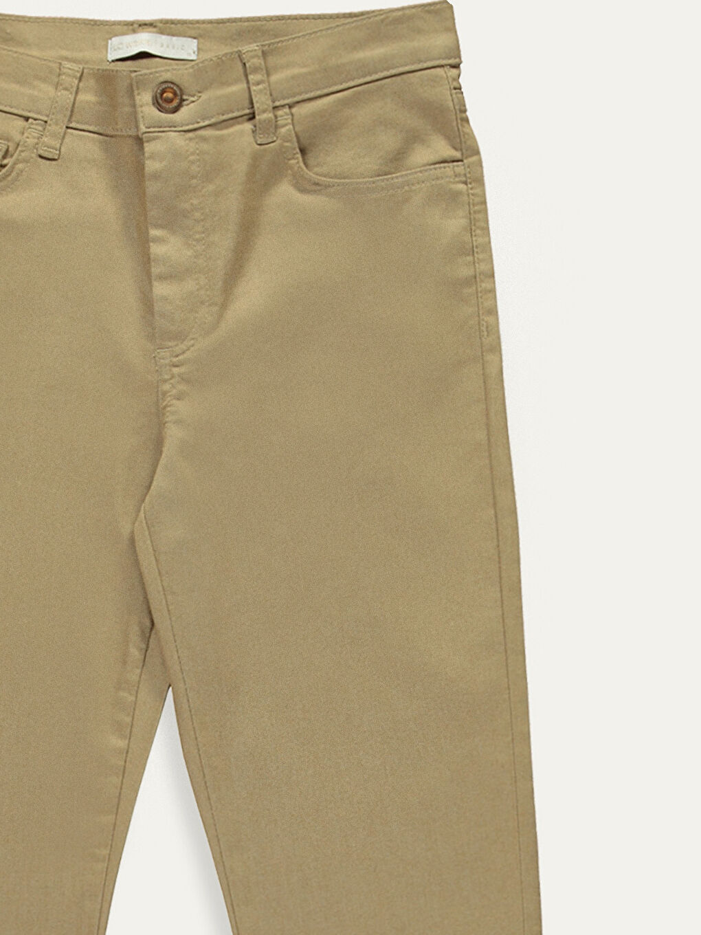 LCWAIKIKI Basic Woman BEIGE Trousers -9W9184Z8-GBY