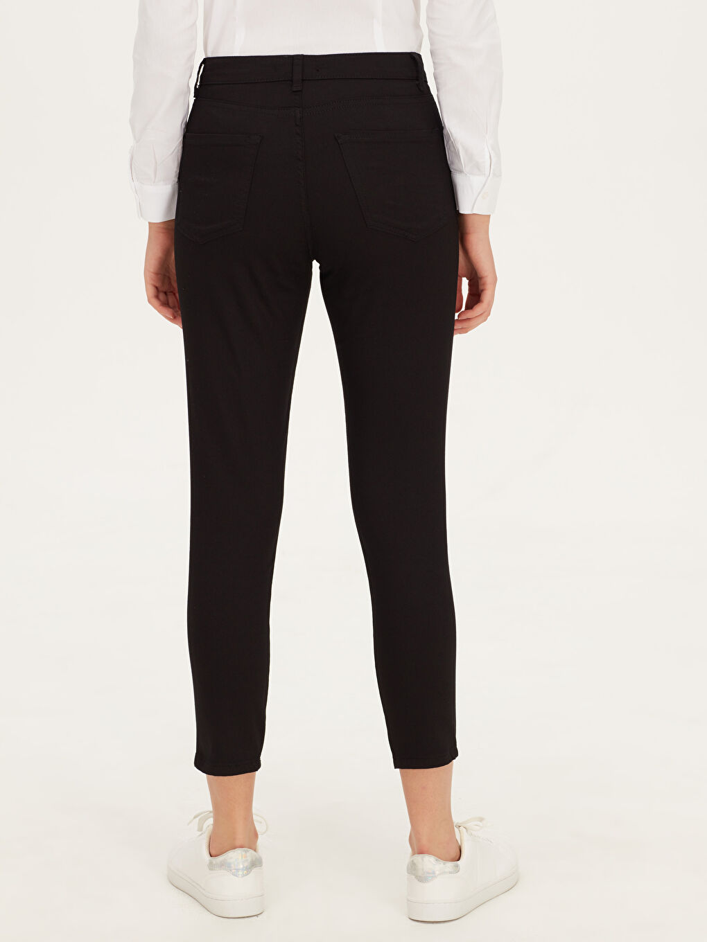 Wrist Length Women's Slim Pants-2