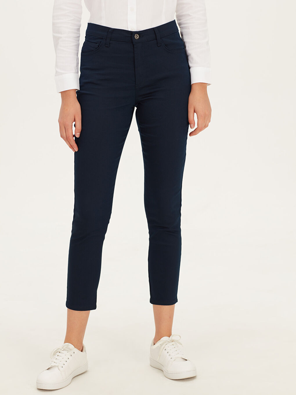 LCWAIKIKI Basic Woman NAVY Trousers -9W9184Z8-E1J