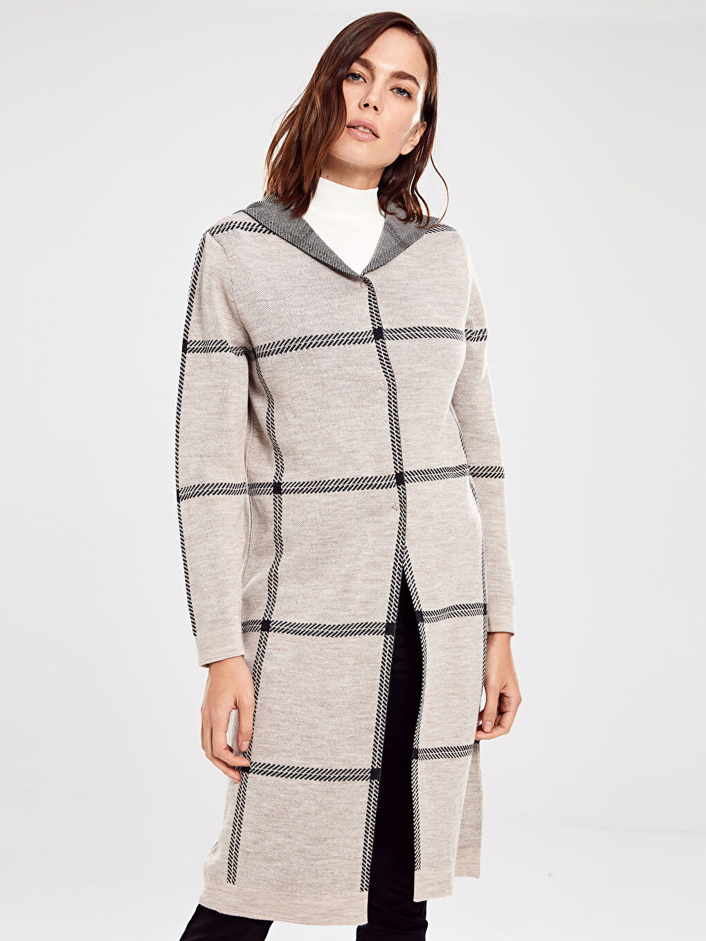 Woman BEIGE Cardigan-1