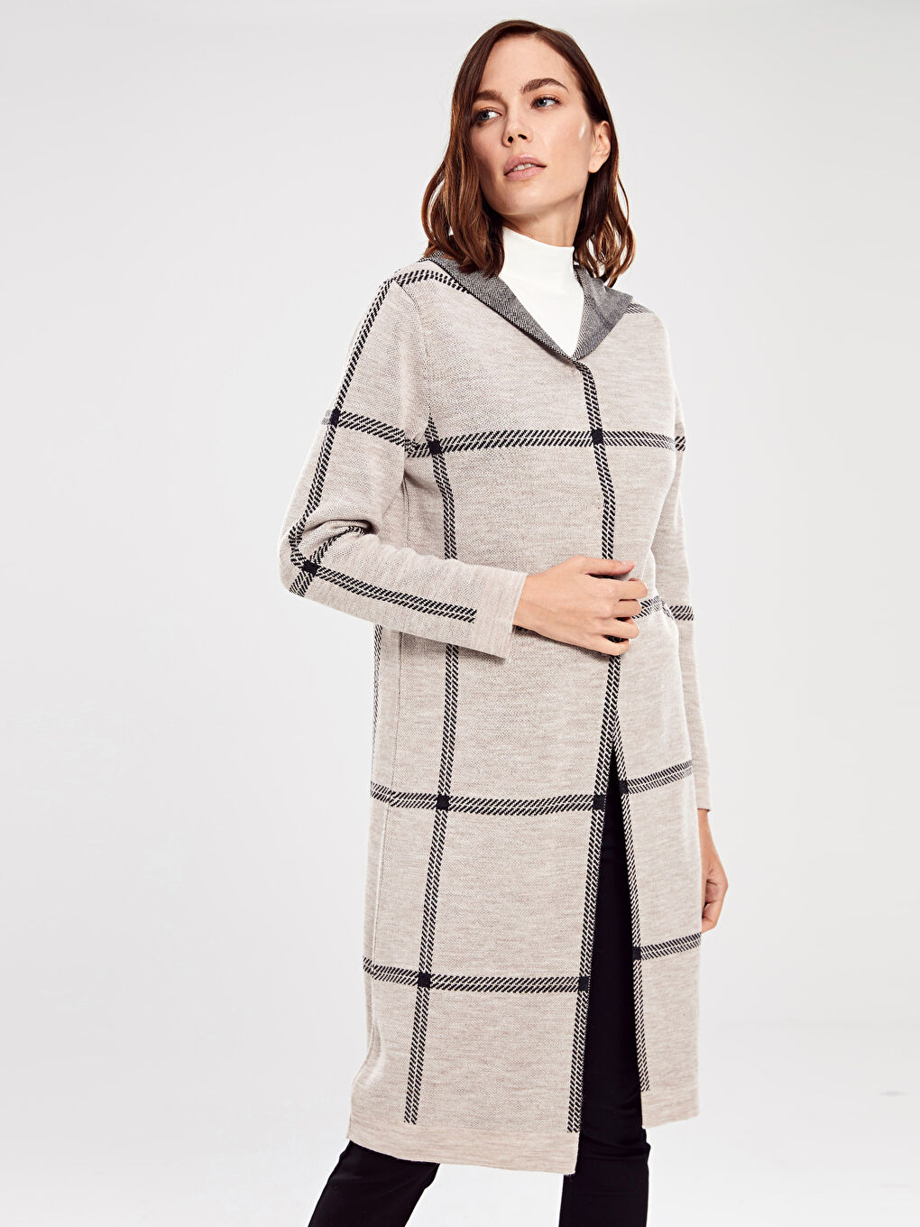 Woman BEIGE Cardigan-2