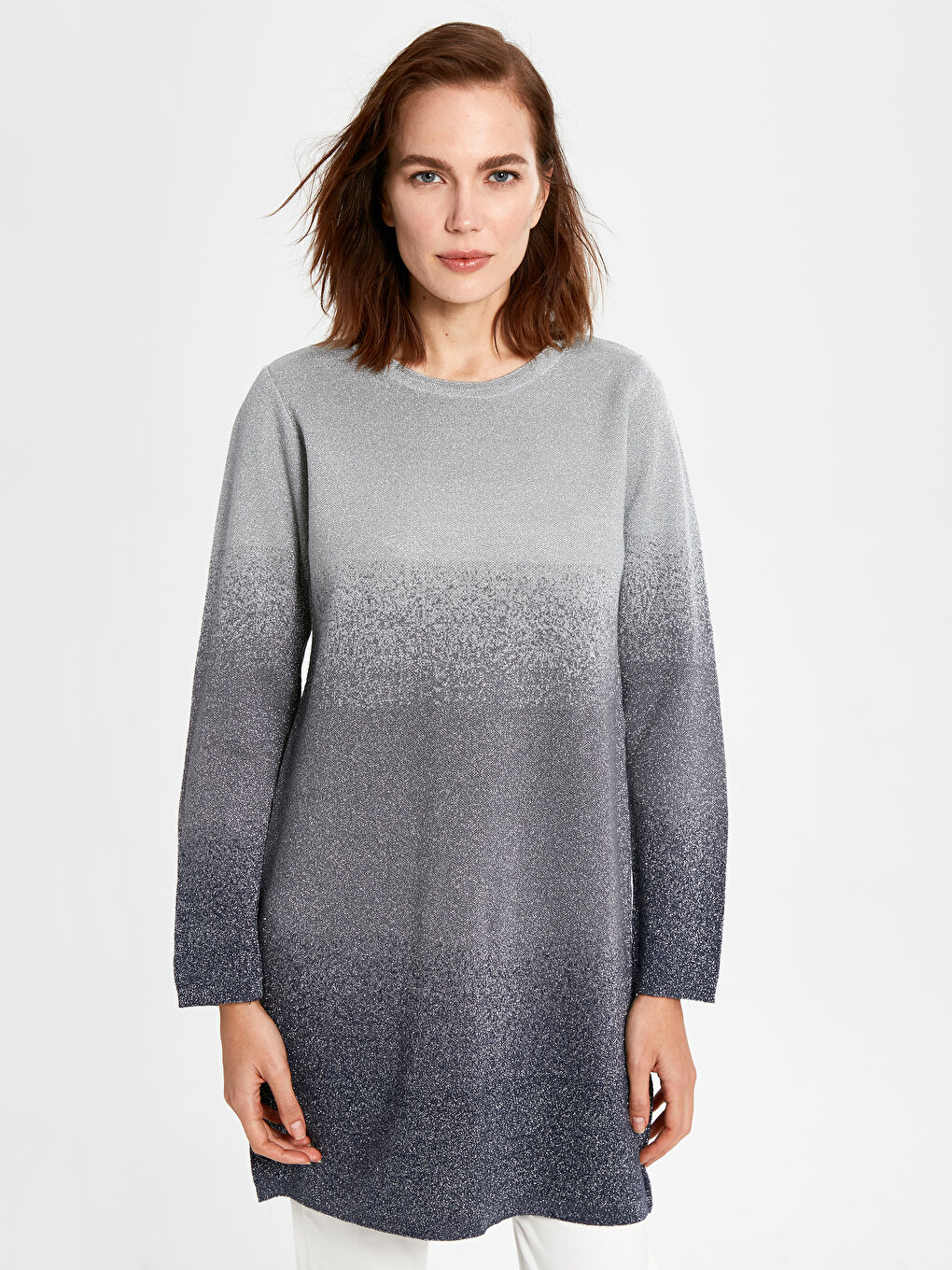 Mavi Bisiklet Yaka Kadın Tunik