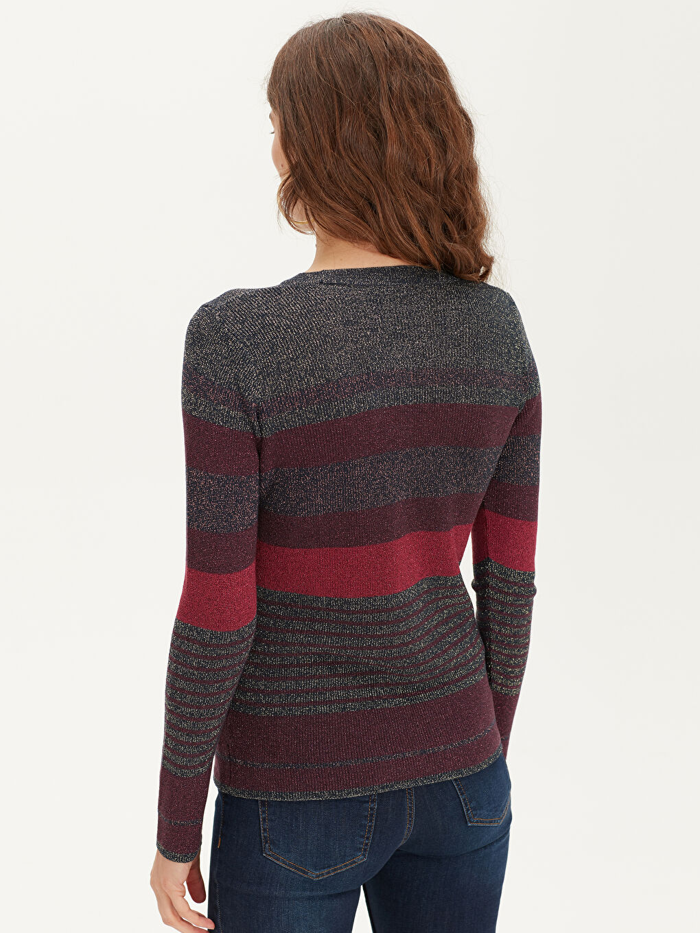 Mürdüm Bisiklet Yaka Kadın Kazak-2