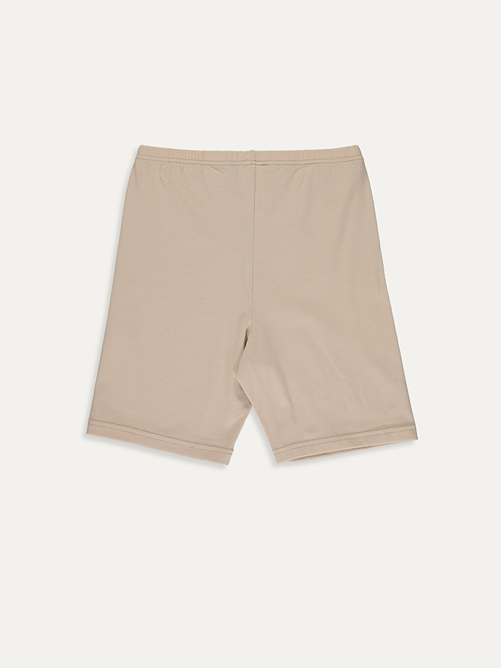 Pembe Kadın Pamuklu Kısa Tayt-1