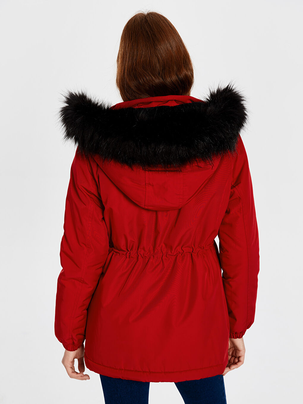 LCW Vision Frau ROT Parka-Mantel -9WG180Z8-EAT