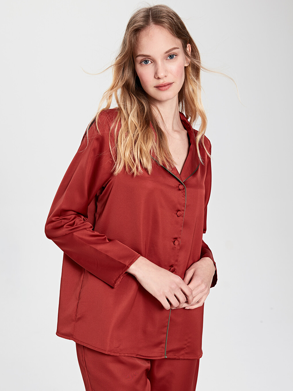 Ensemble de pyjama Rouge Femme-1