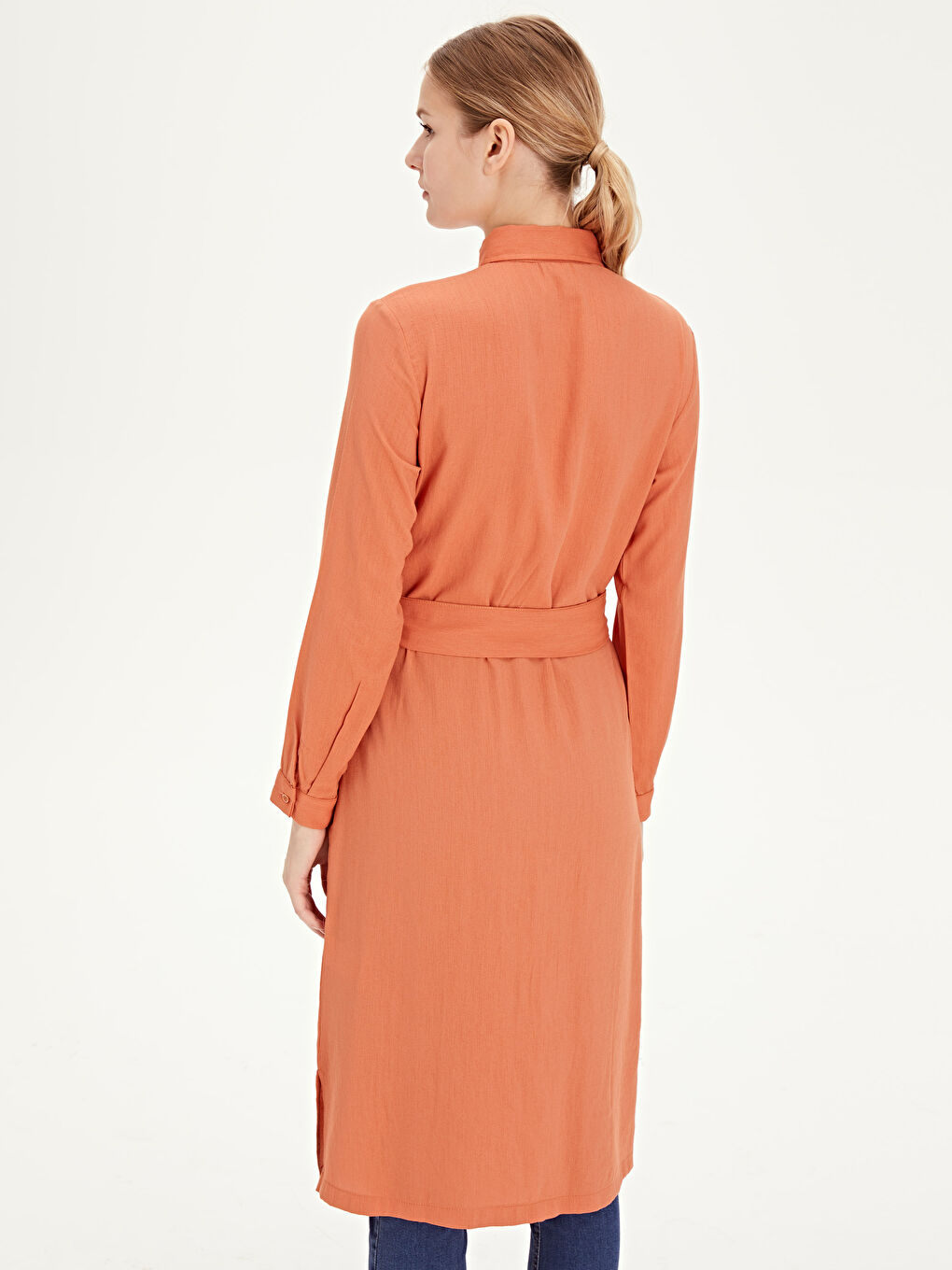 Waistband Plain Viscose Tunic-3