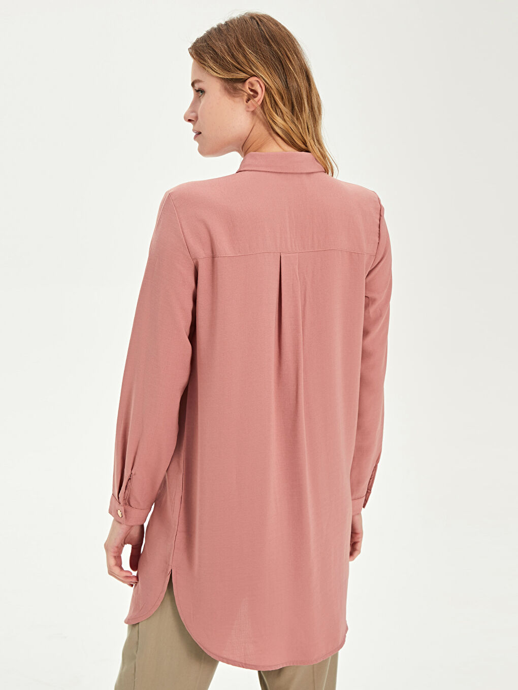 Әйелдер қызғылт Туника-3