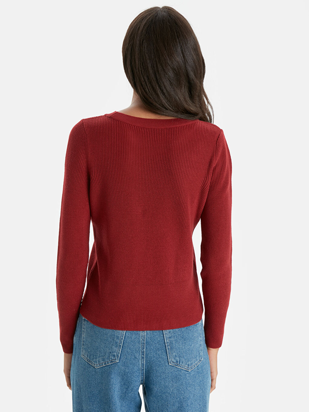 Self-Patterned Tricot Jumper-2