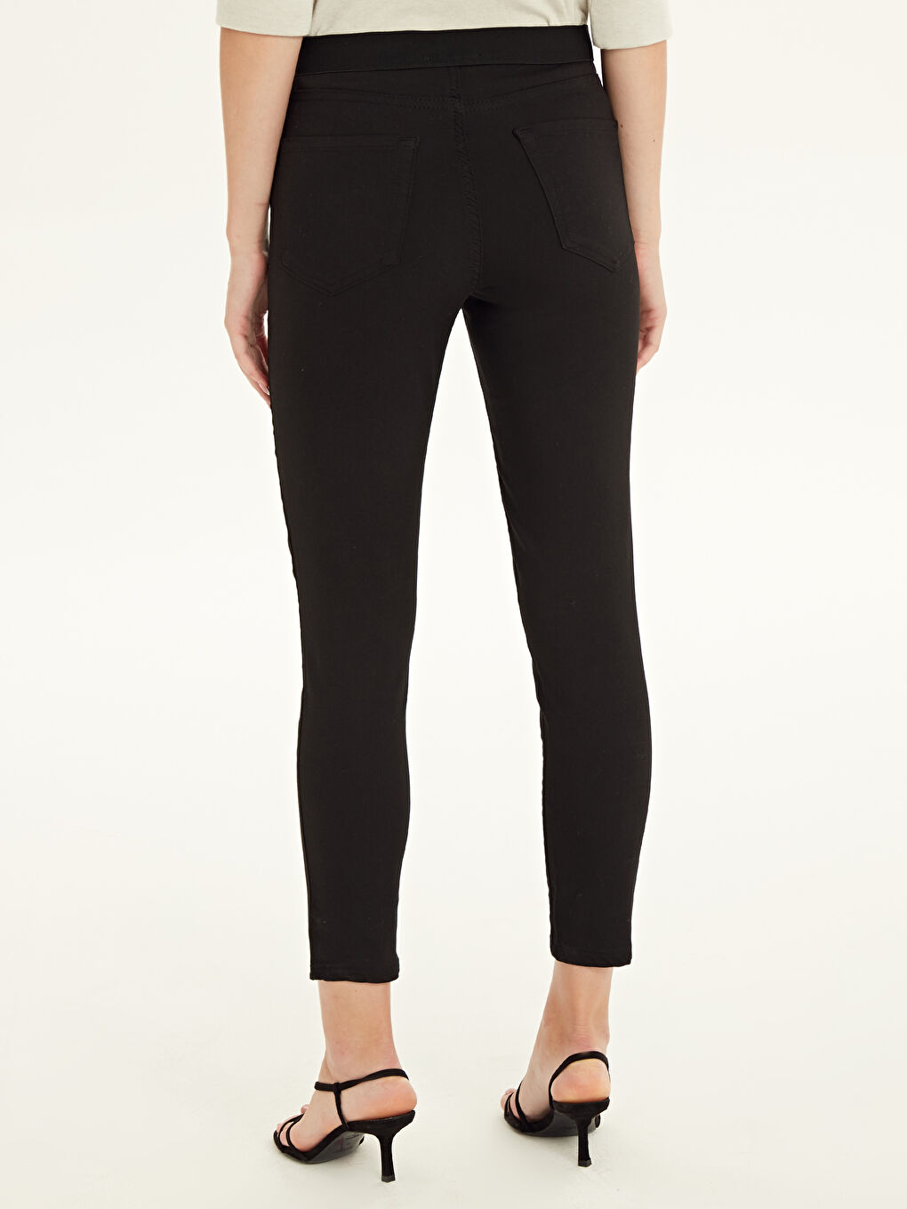 Flexible Straight Leg Women's Pants-2