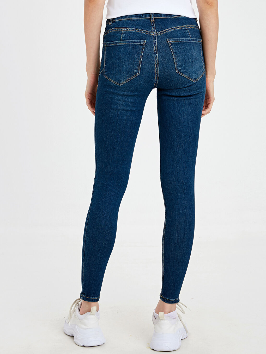 Әйелдерге арналған меркурий өте тар джинс шалбар-2