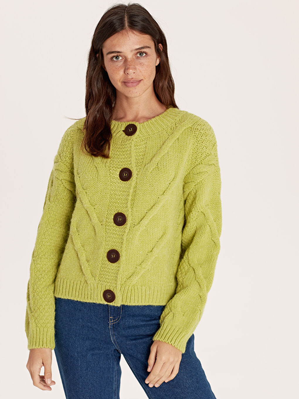 Açık Yeşil Hırka-1