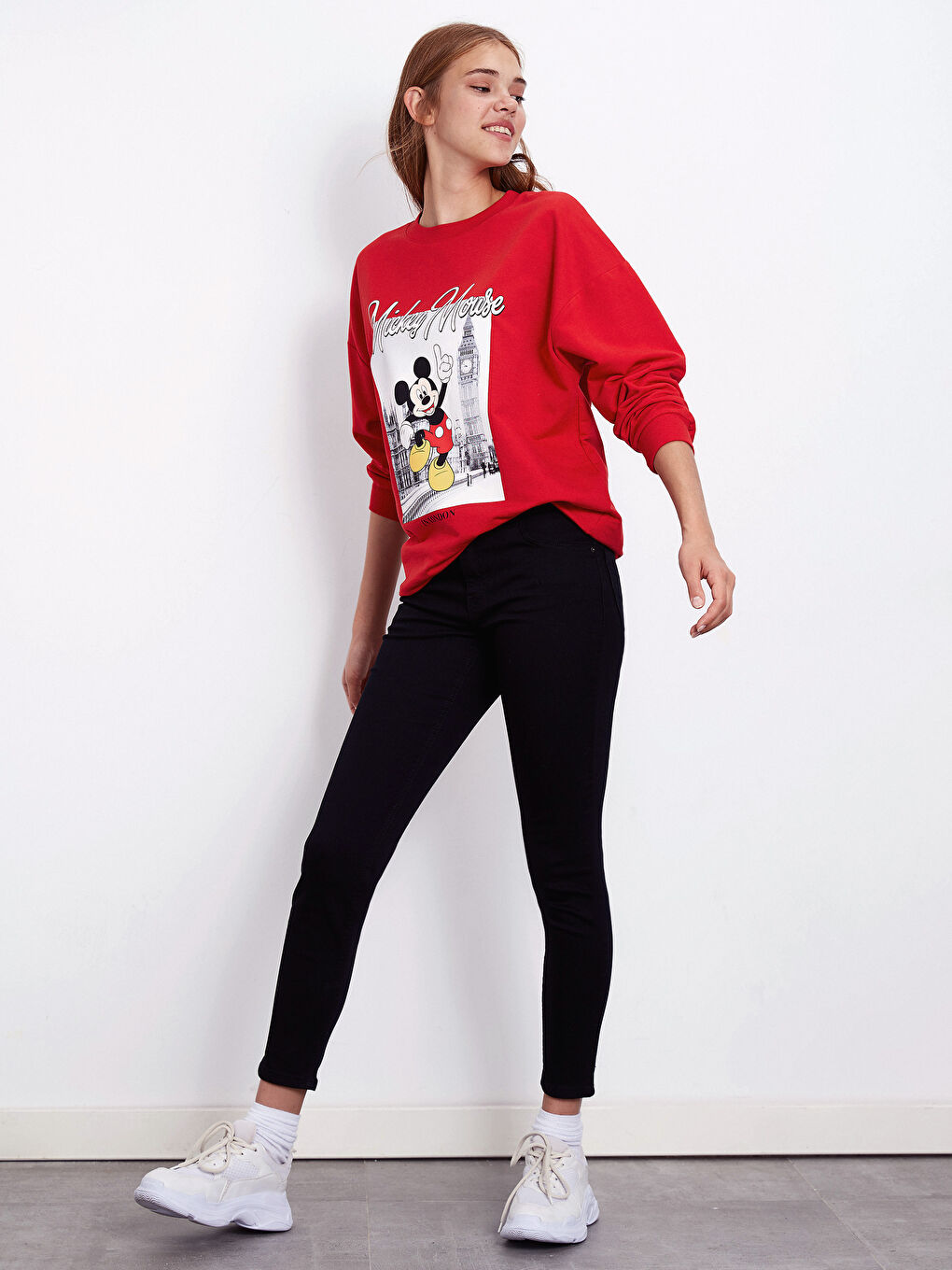 әйелдерге арналған өте тар деним джинс шалбар-1