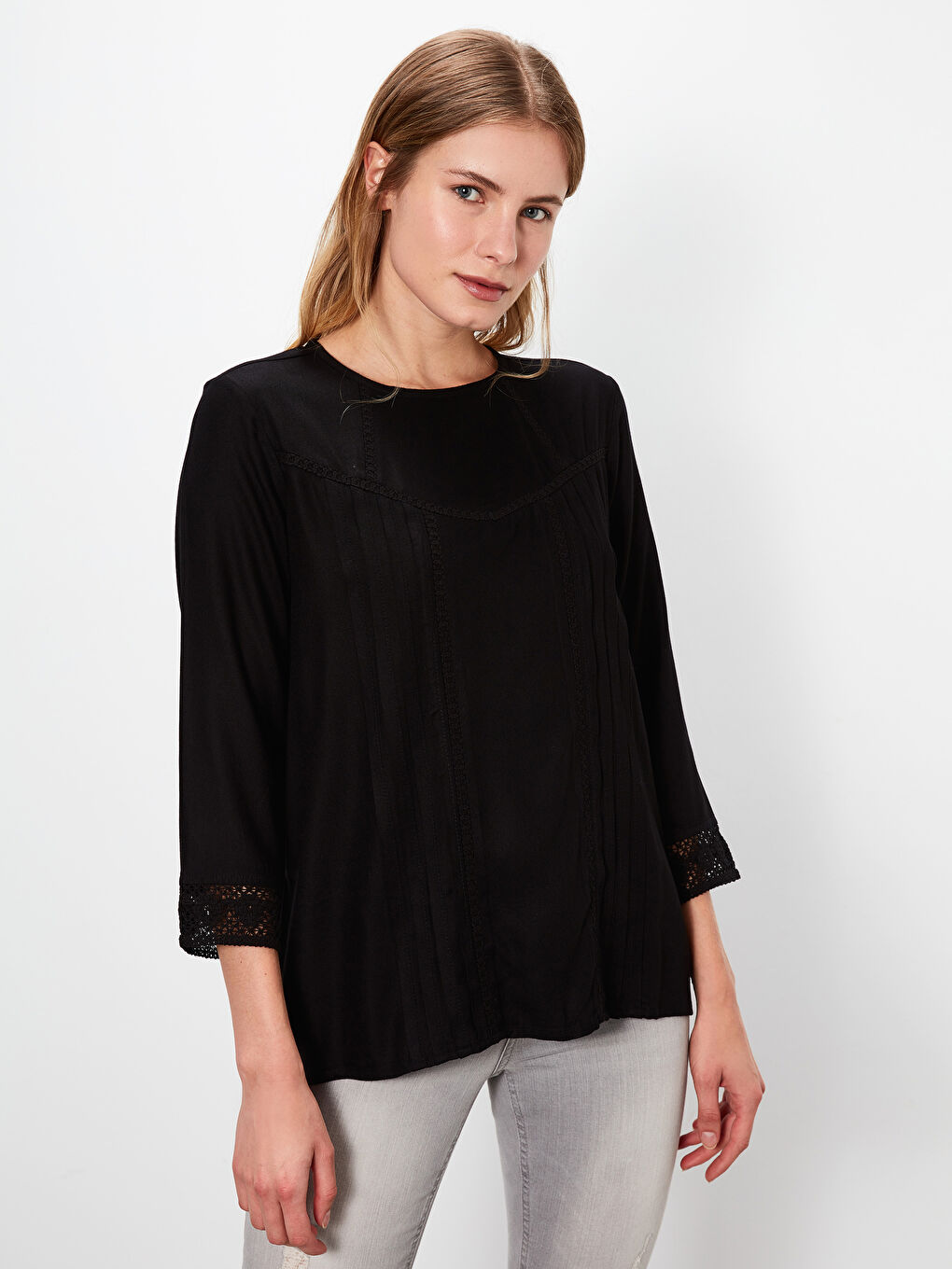Blouse NOIR Femme-1
