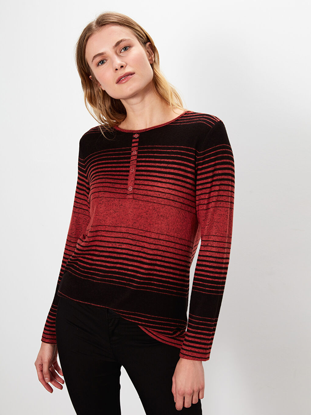 Pembe Melanj Tişört-1