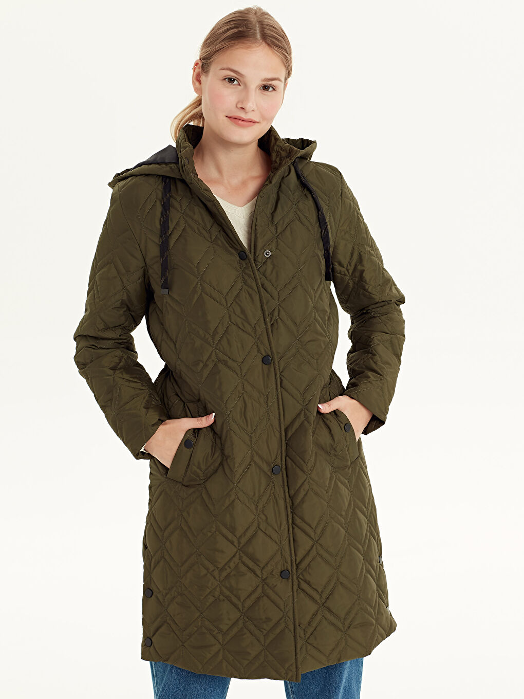 Manteau KAKI Femme