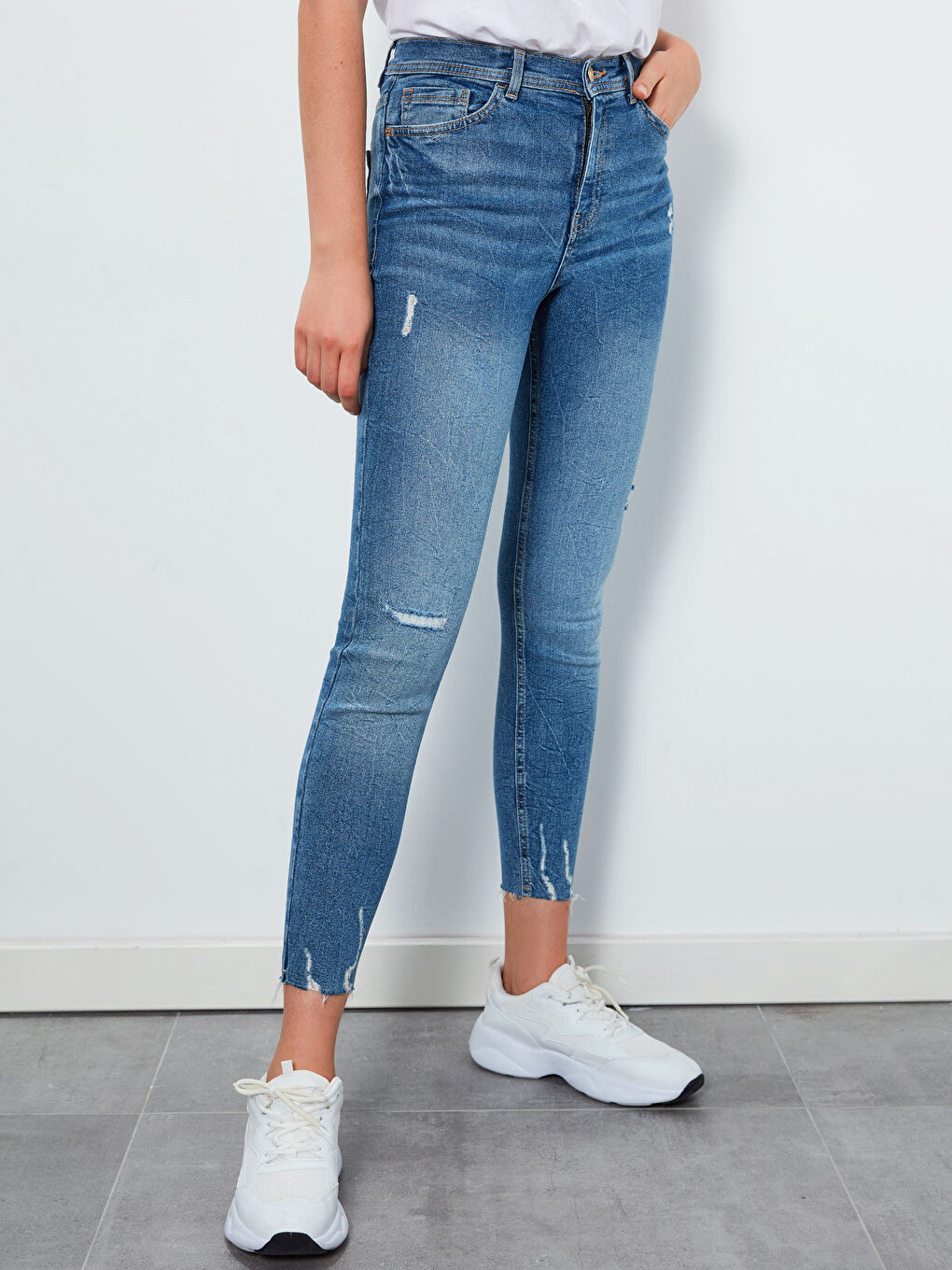 İndigo Jüpiter Süper Skinny Fit Kadın Jean Pantolon-2