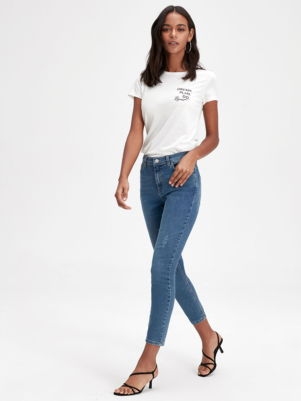 İndigo Jüpiter Süper Skinny Fit Kadın Jean Pantolon-1