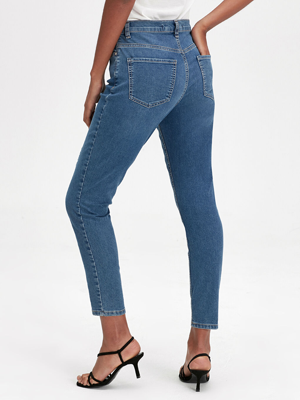 İndigo Jüpiter Süper Skinny Fit Kadın Jean Pantolon-2