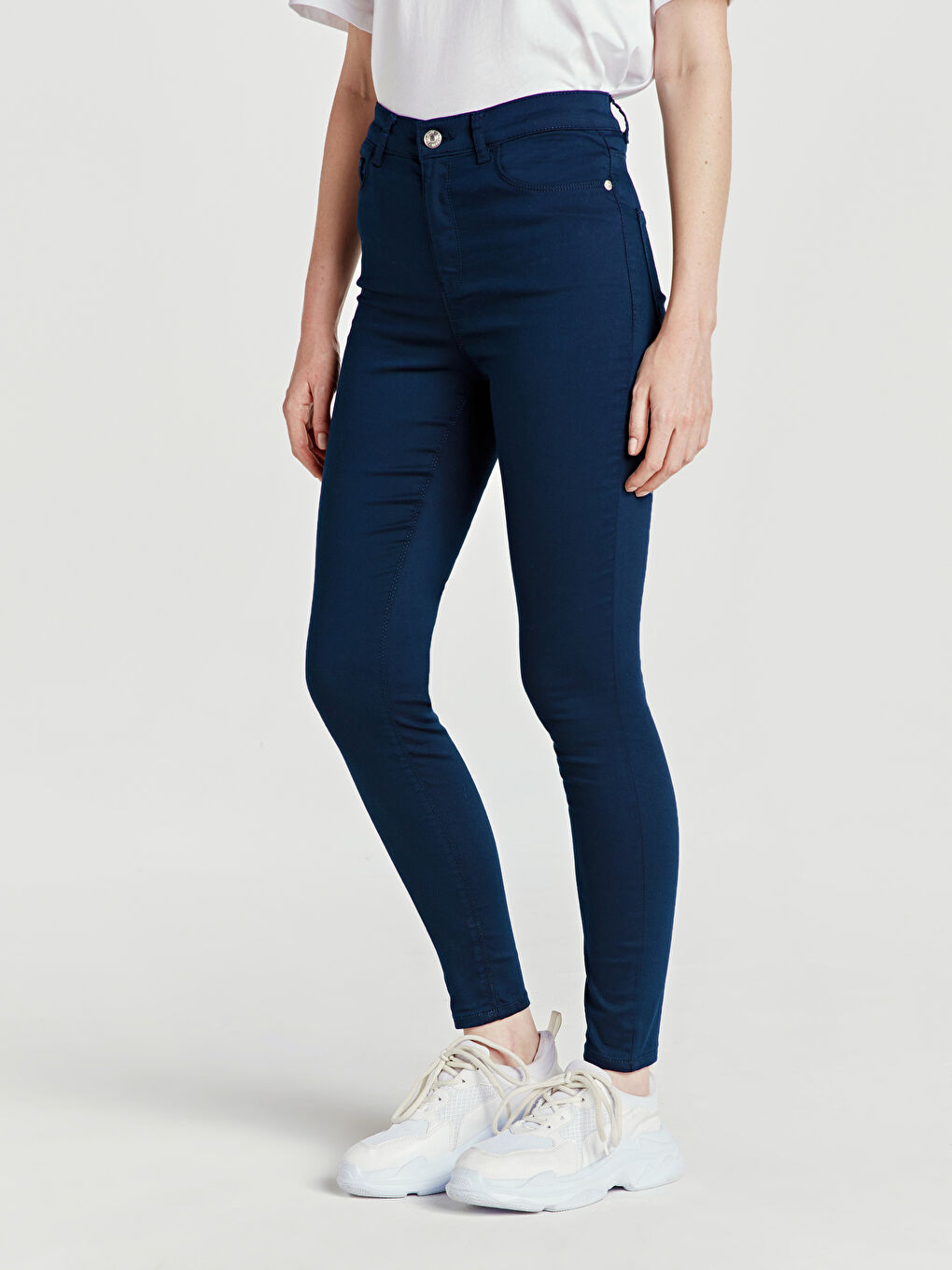 Lacivert Jüpiter Süper Skinny Fit Kadın Jean Pantolon-2