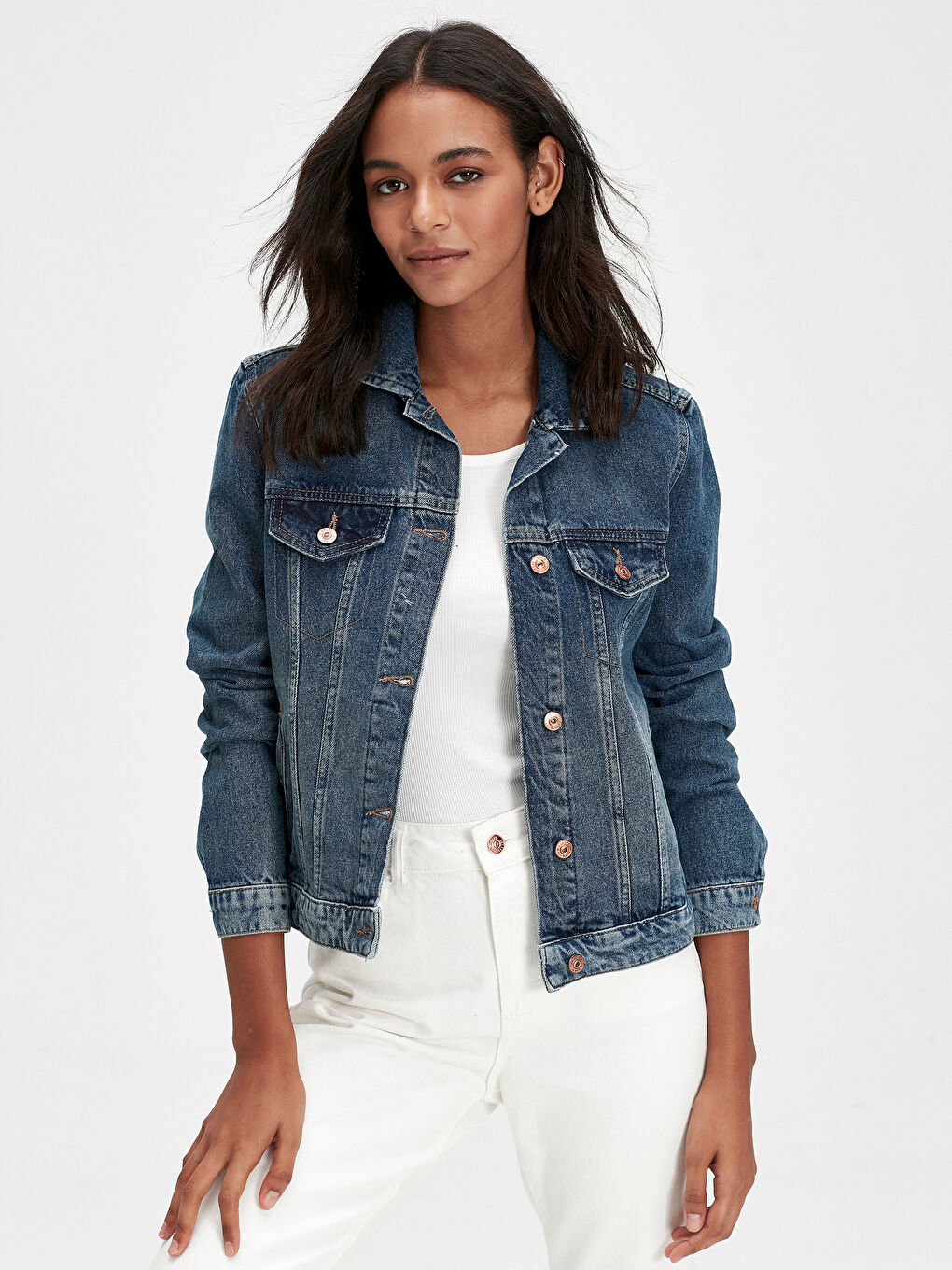 Әйелдерге арналған джинс күртеше