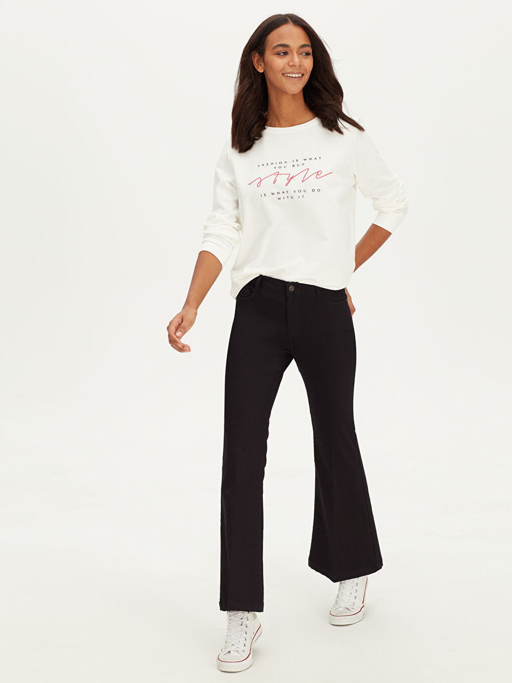 LCWAIKIKI Classic Woman BLACK Jeans -9WH614Z8-J0F