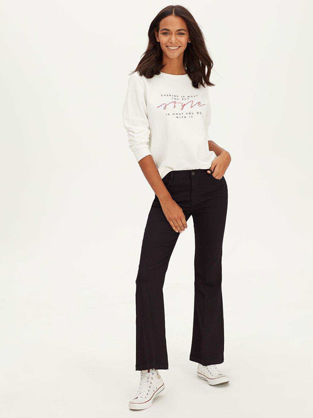 LCWAIKIKI Classic Woman BLACK Jeans -9WH614Z8-J0F