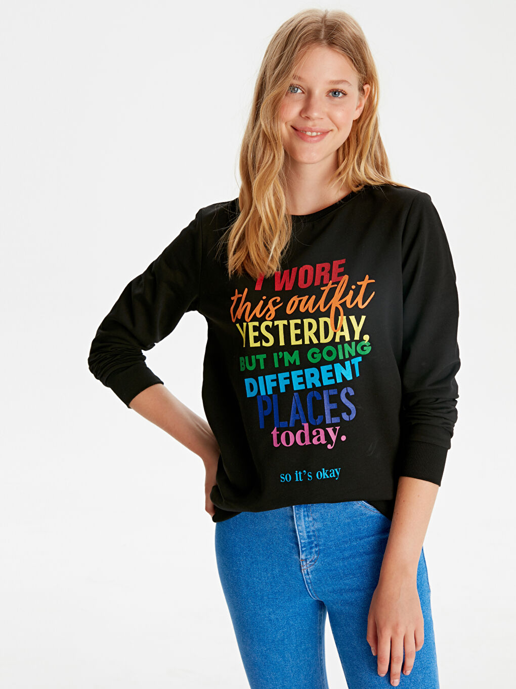 Yeni Siyah Sweatshirt