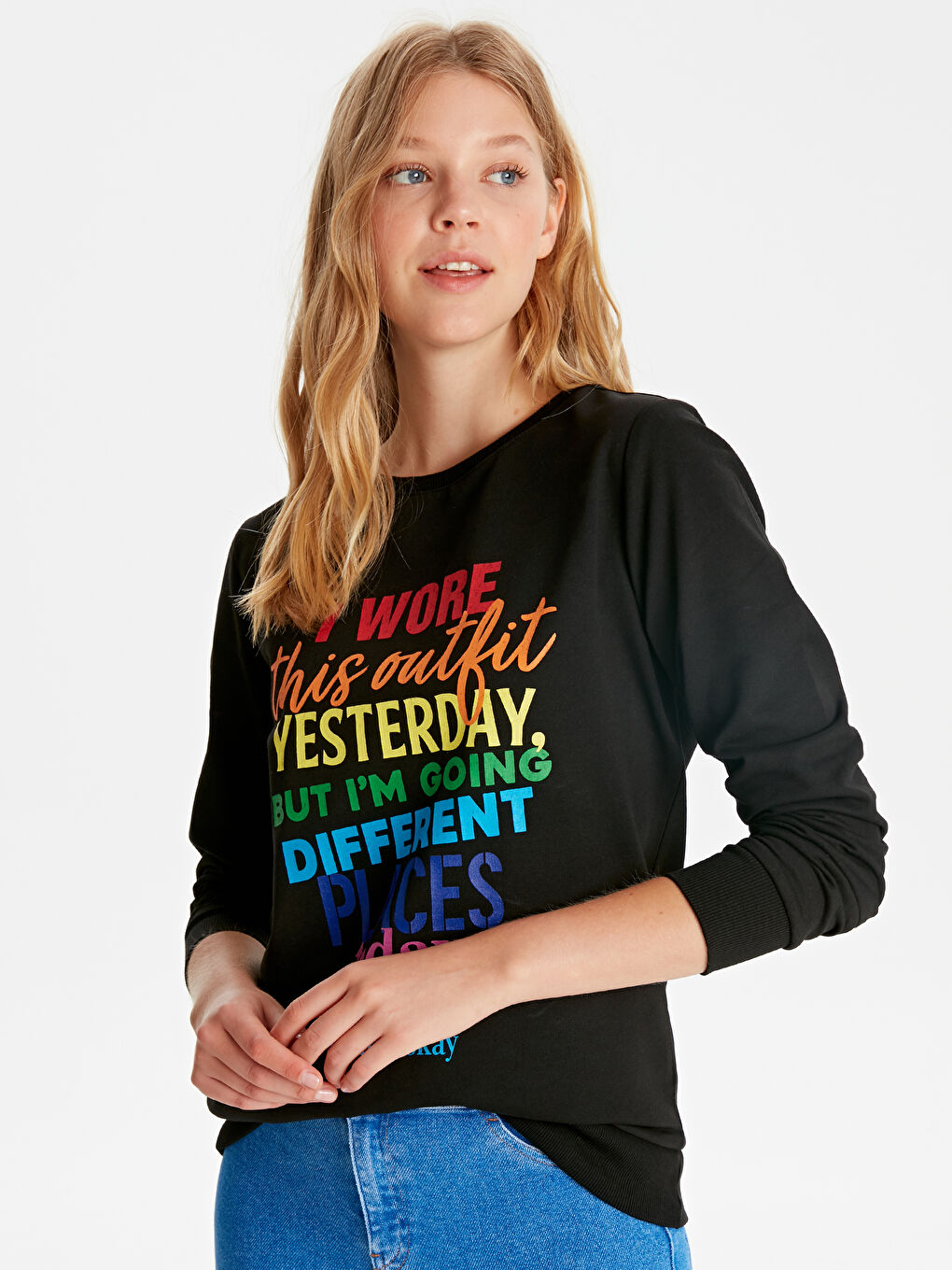 Yeni Siyah Sweatshirt-1