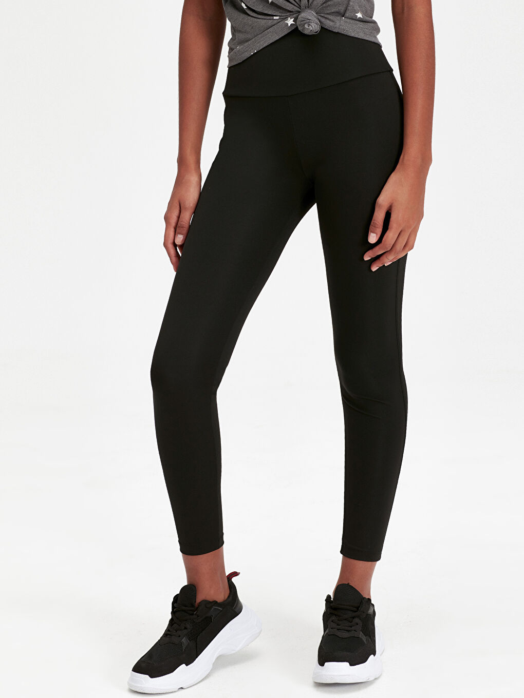 Yeni Siyah Spor Tayt-2