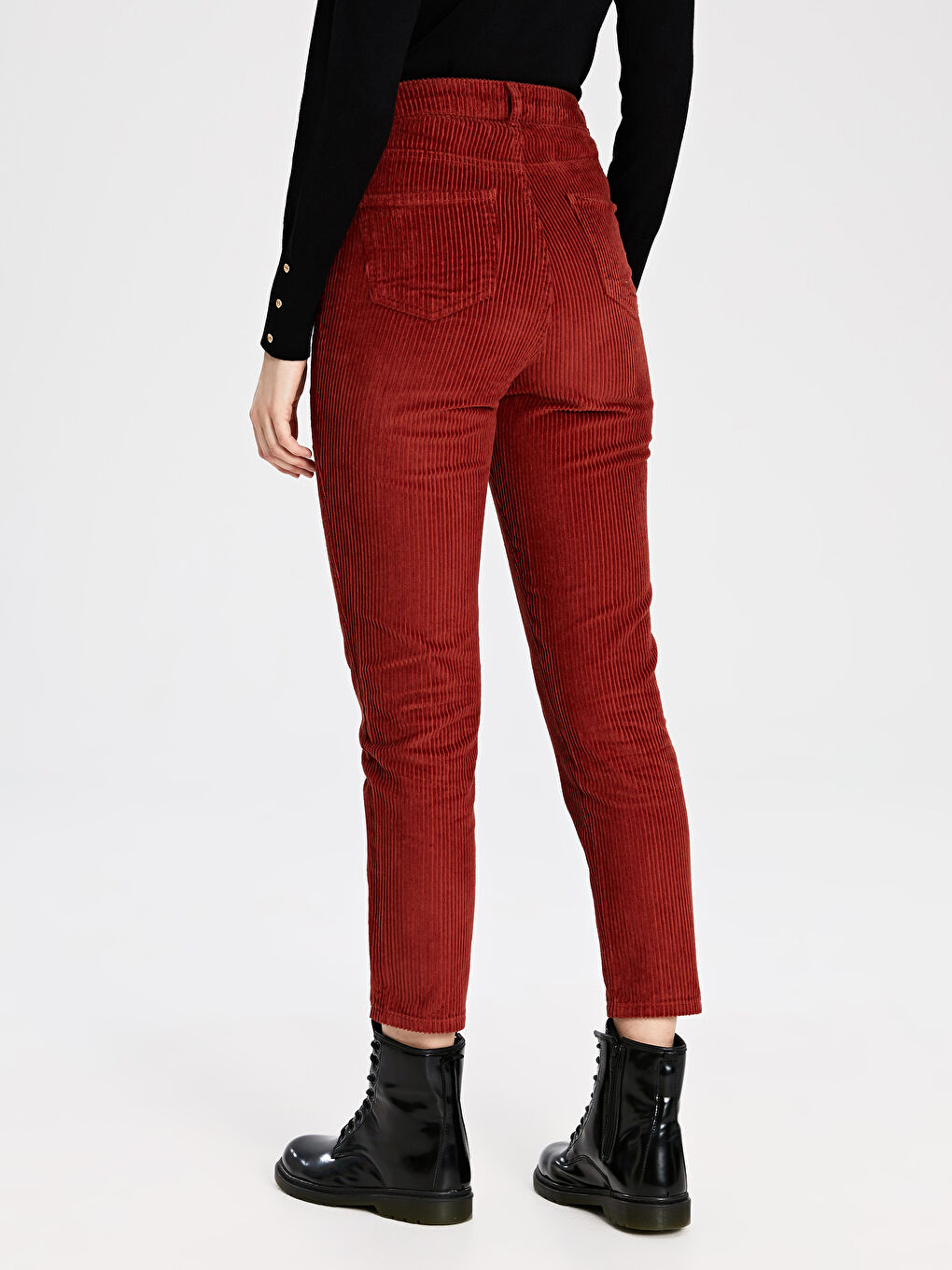 LCW Vision Mom Fit Gabardine Women's Trousers -9WI302Z8-J8A