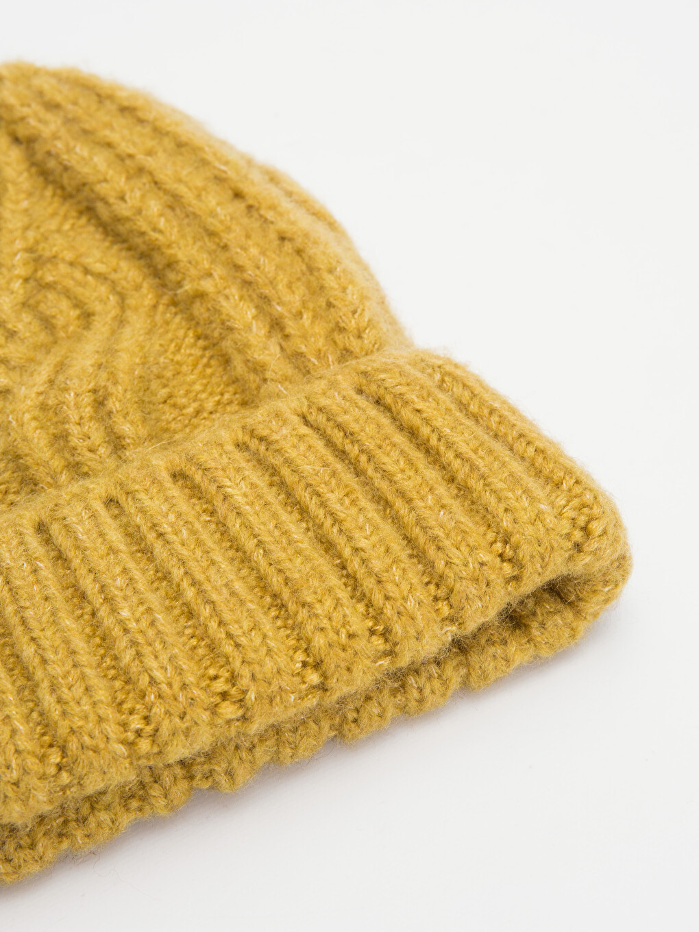 Woman Yellow Beanie-1