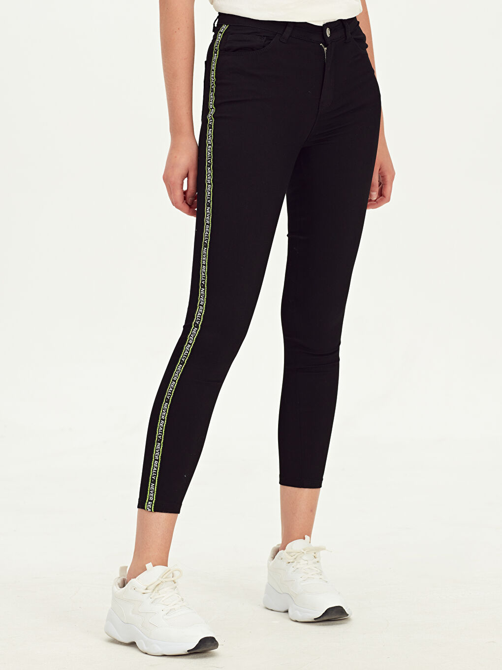 Extra Slim Fit Gabardine Women's Trousers-2