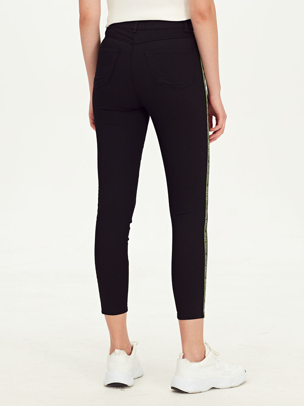 Extra Slim Fit Gabardine Women's Trousers-3