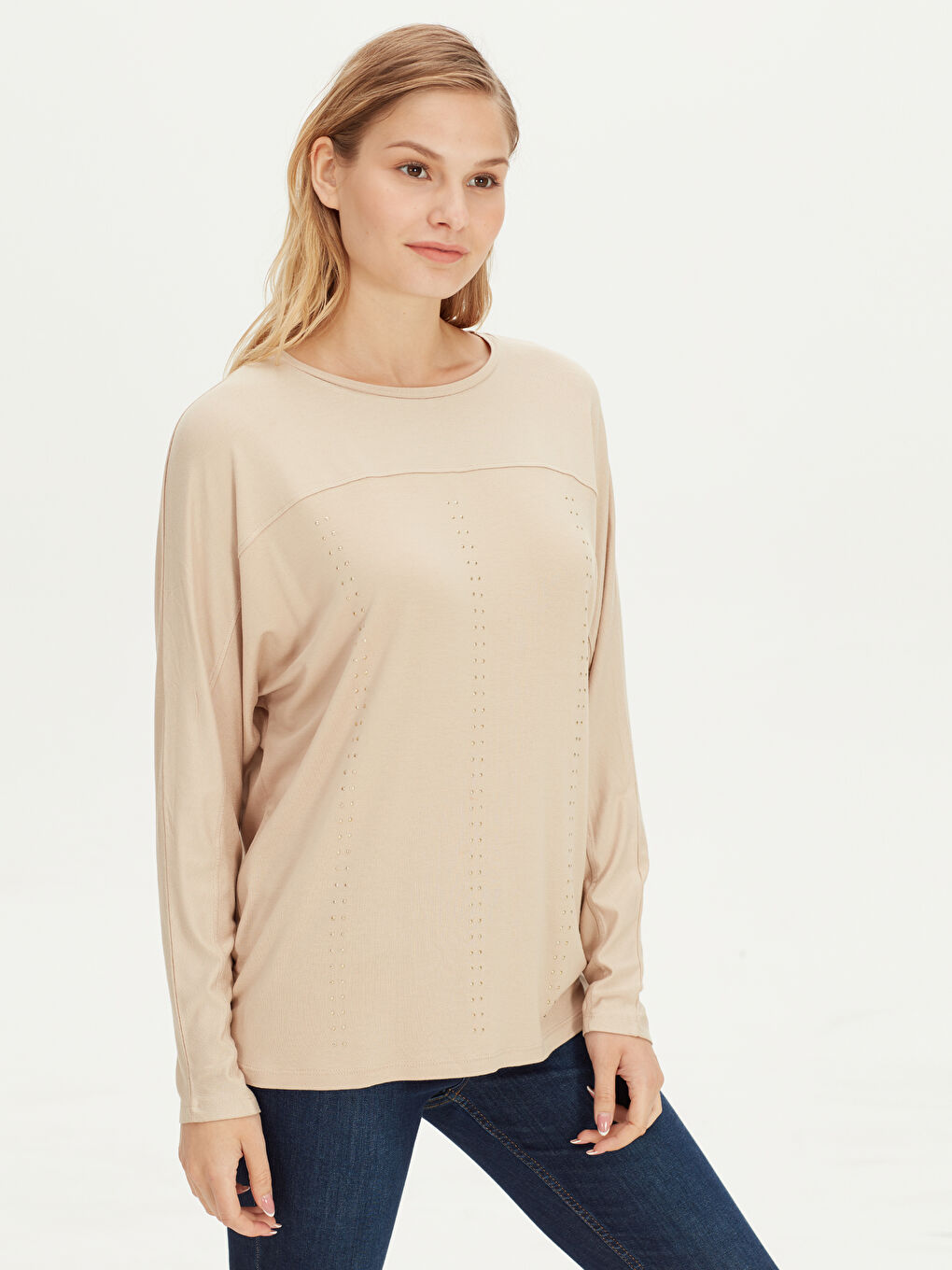 Bej Tişört-1