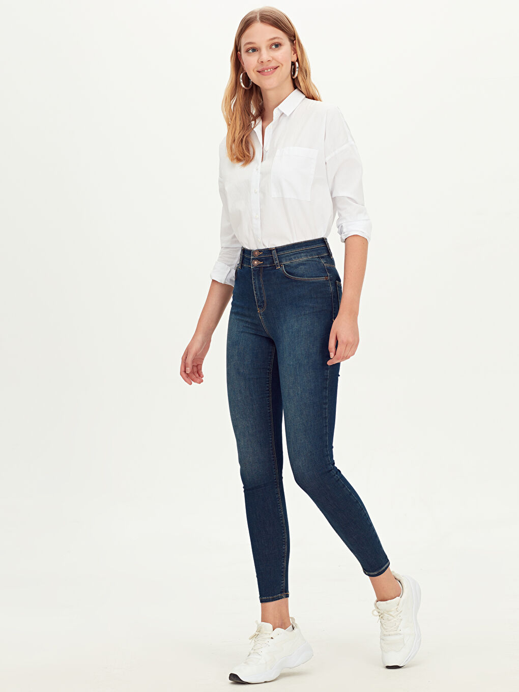 İndigo Jüpiter Süper Skinny Fit Kadın Jean Pantolon