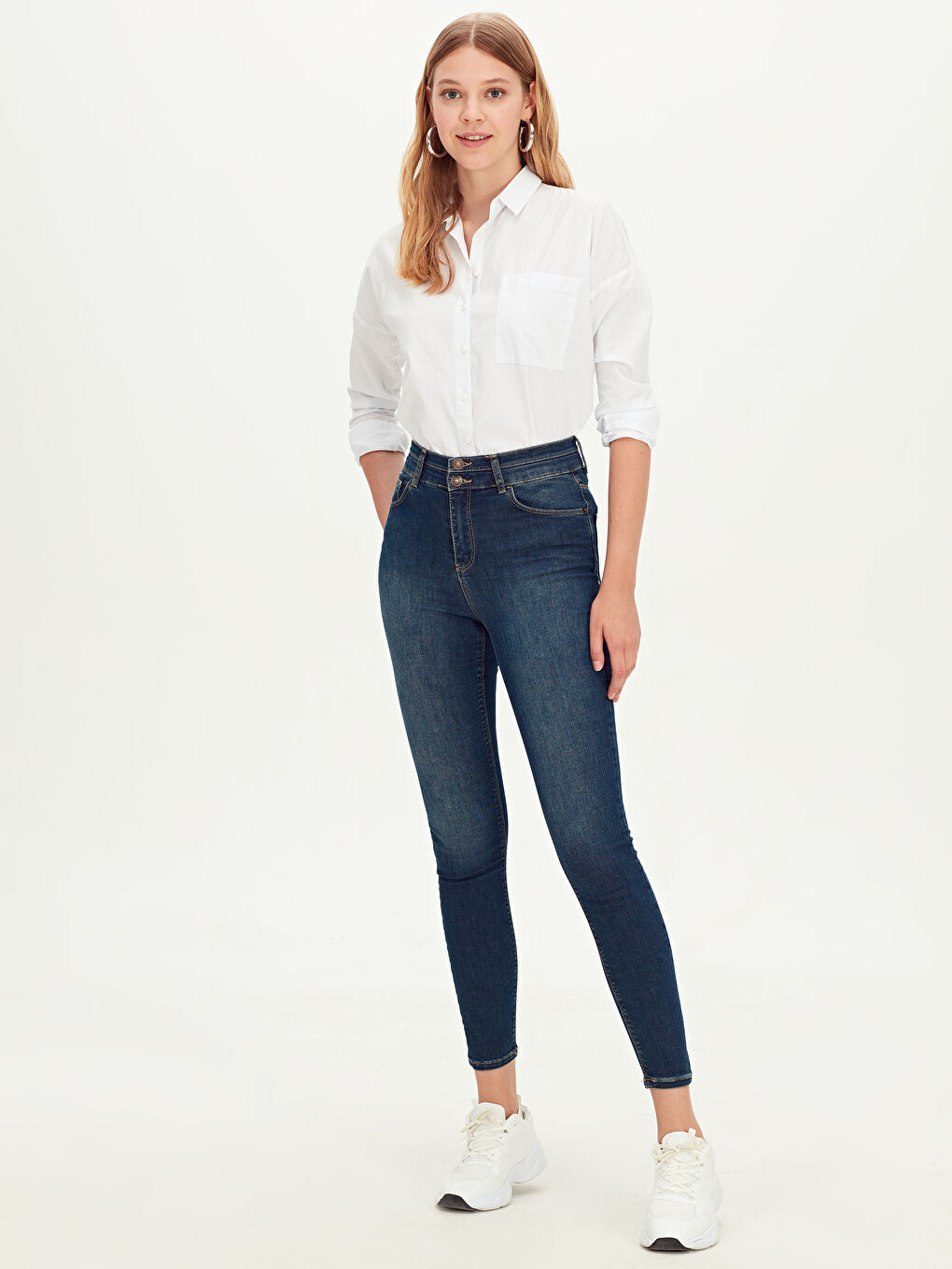 İndigo Jüpiter Süper Skinny Fit Kadın Jean Pantolon-2